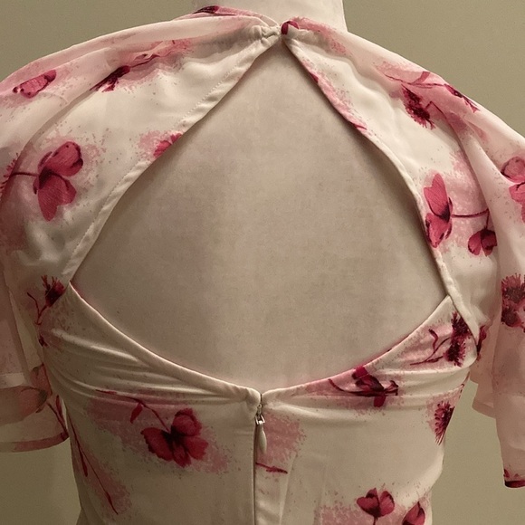 ASOS Maternity Angel Cape Floral Dress - Picture 8 of 16